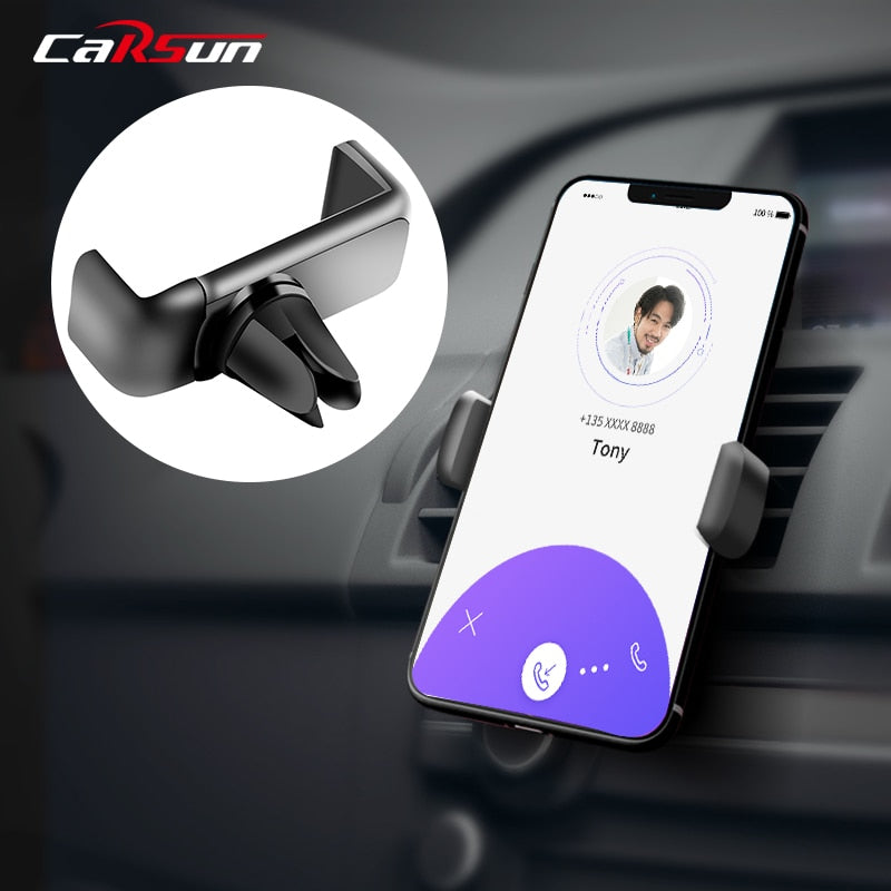 BlackPluss - Car Phone Holder Car Air Mount Clip.