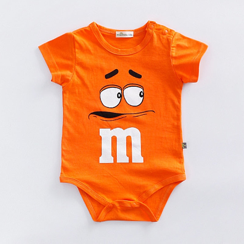 BlackPluss - Short Sleeve Baby Jumpsuit Cartoon Ropa Bebe Baby Boy Girl Clothes