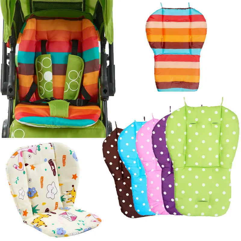BlackPluss - Baby Stroller Seat Cushion Mattresses Infant Pushchair Soft Mat Child Carriage Car Cart Pad High Chair.