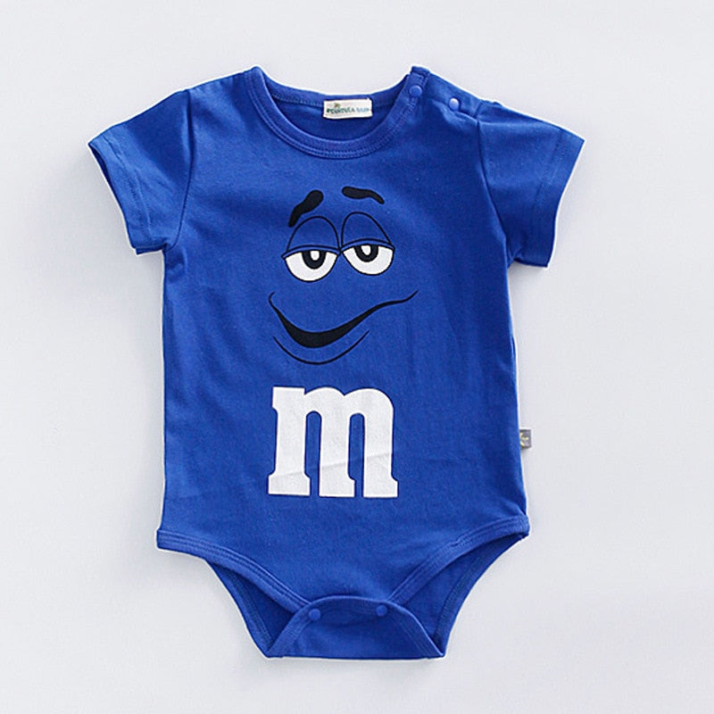 BlackPluss - Short Sleeve Baby Jumpsuit Cartoon Ropa Bebe Baby Boy Girl Clothes