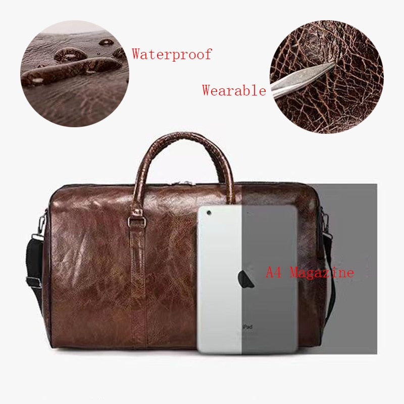 BlackPluss - High Capacity Travel Bag Luggage Unisex Leisure Fitness Weekend Bag.