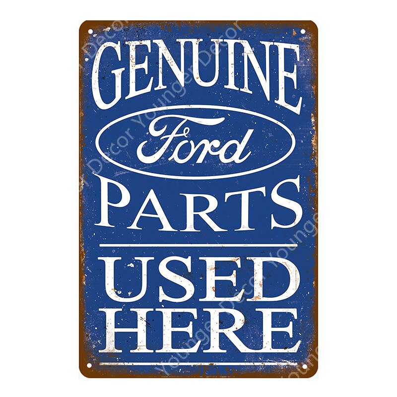 BlackPluss - Classic Motor Car Sales Parts Service Vintage Metal Signs Tin