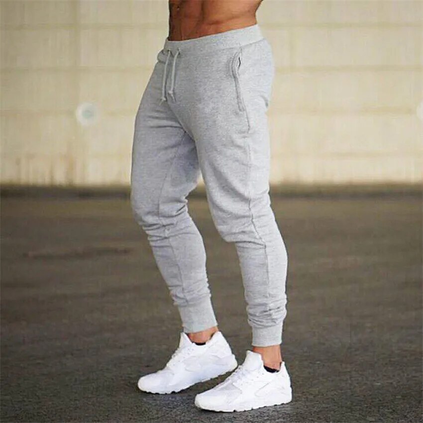 BlackPluss - Men Casual Pants Elastic Waist Small Feet
