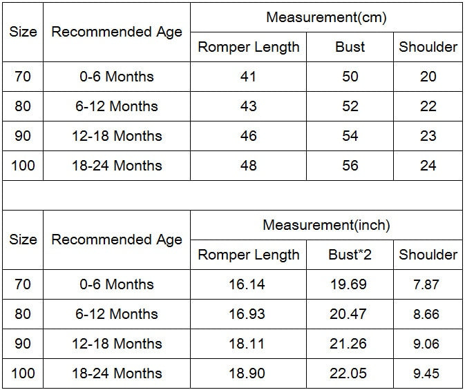 BlackPluss - 0-24M Romper Girls Jumpsuit Fashion Infant Clothes