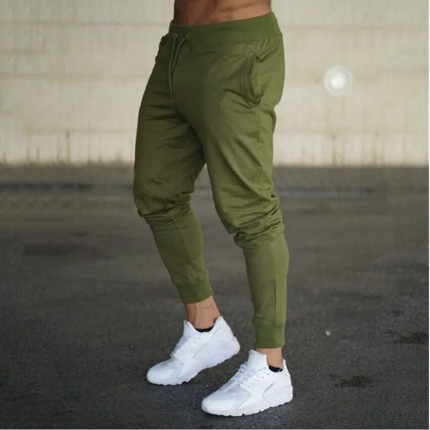 BlackPluss - Men Casual Pants Elastic Waist Small Feet