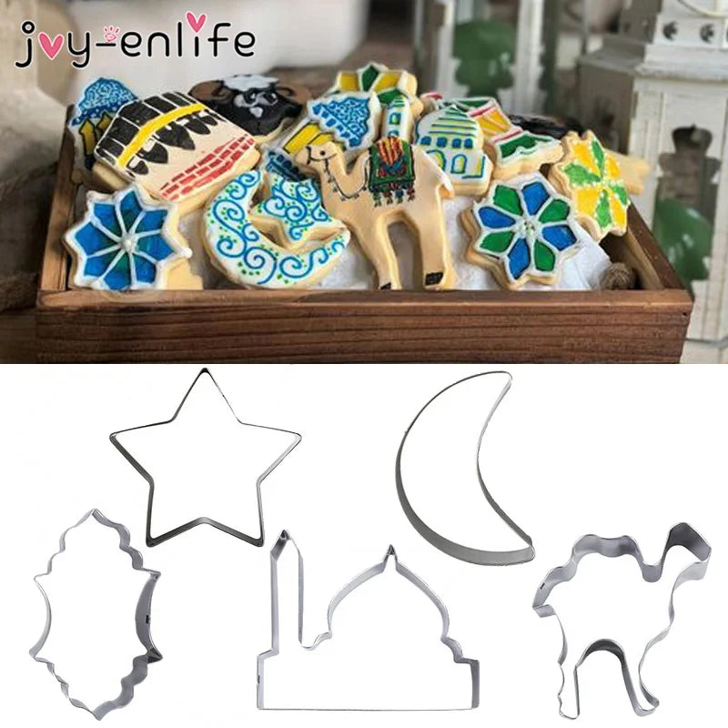 BlackPluss - EID MUBARAK Cookie Cutter for Ramadan Decoration