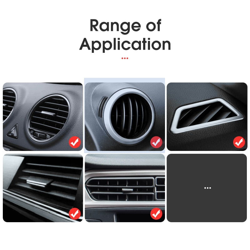 BlackPluss - Car Phone Holder Car Air Mount Clip.
