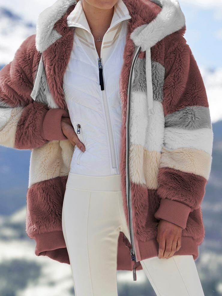 BlackPluss - Women's Coat New Casual Hooded Zipper Ladies Clothes.
