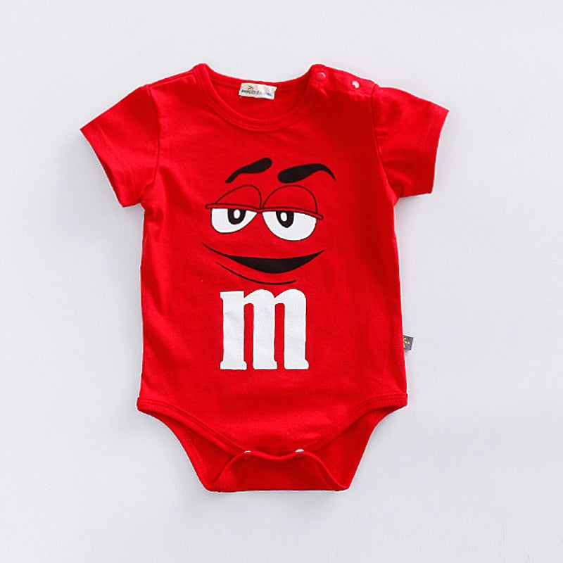 BlackPluss - Short Sleeve Baby Jumpsuit Cartoon Ropa Bebe Baby Boy Girl Clothes