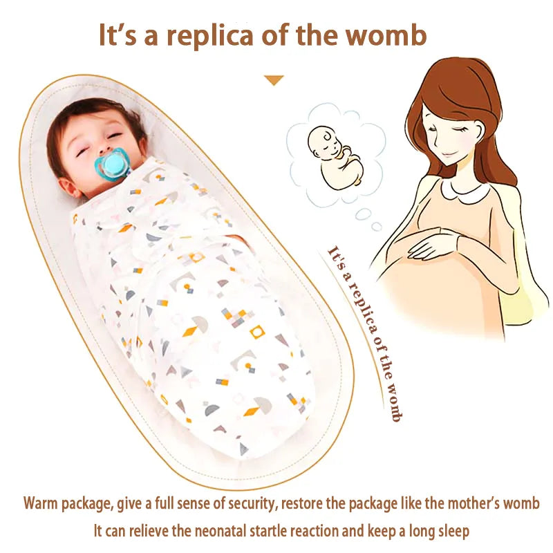 BlackPluss - Babies Sleeping Bags Newborn Baby Cocoon Swaddle Wrap Envelope.