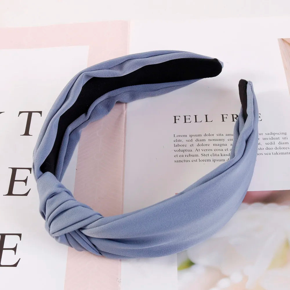 BlackPluss -Fashion Women's Hairband Headband Solid Headwear Classic