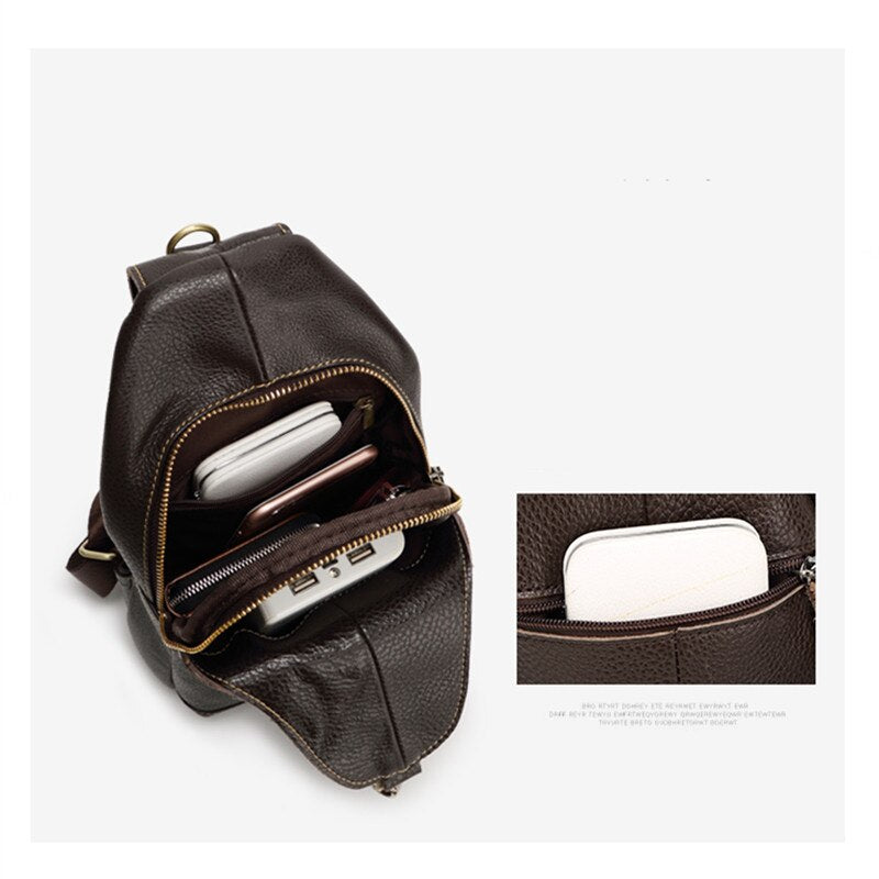 BlackPluss - Men Series Men Bag Bust Casual Bagpack.