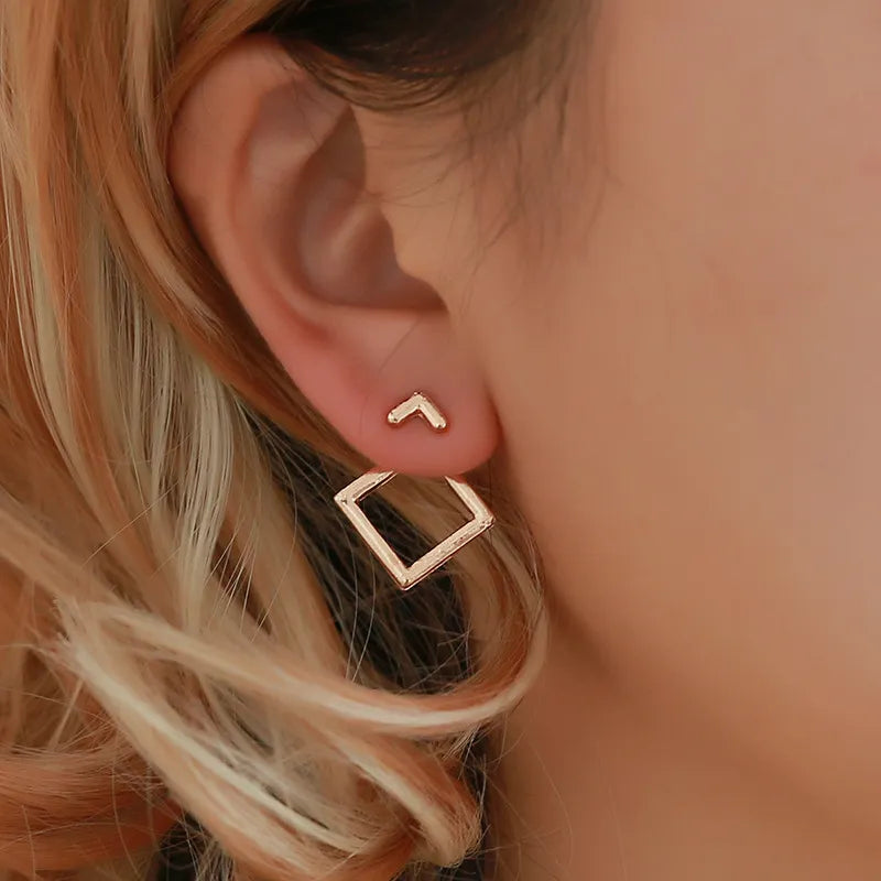 BlackPluss - Hot Trendy Cute Nickel Free Earrings Fashion Jewelry Earrings Square.