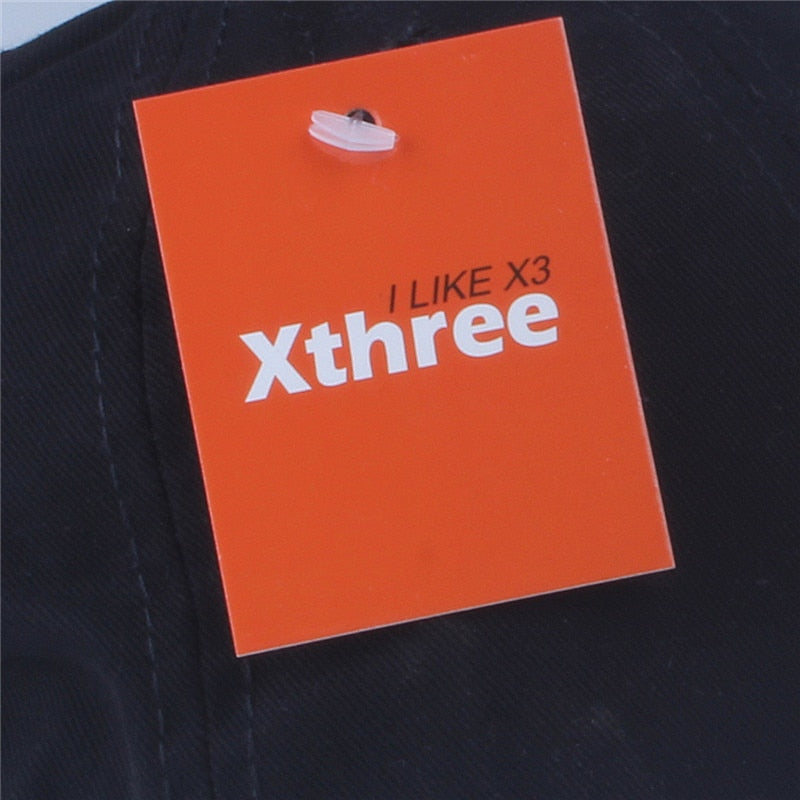 BlackPluss - مجموعة MOHSEN - قبعة بيسبول Xthree Snapback Hip Hop.