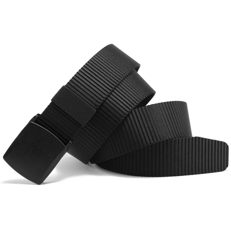 BlackPluss - Buckle Nylon Belt Male Army Tactical Belt Mens Military Waist.