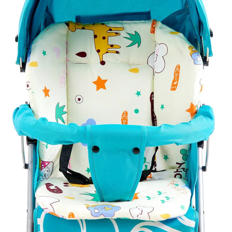 BlackPluss - Baby Stroller Seat Cushion Mattresses Infant Pushchair Soft Mat Child Carriage Car Cart Pad High Chair.