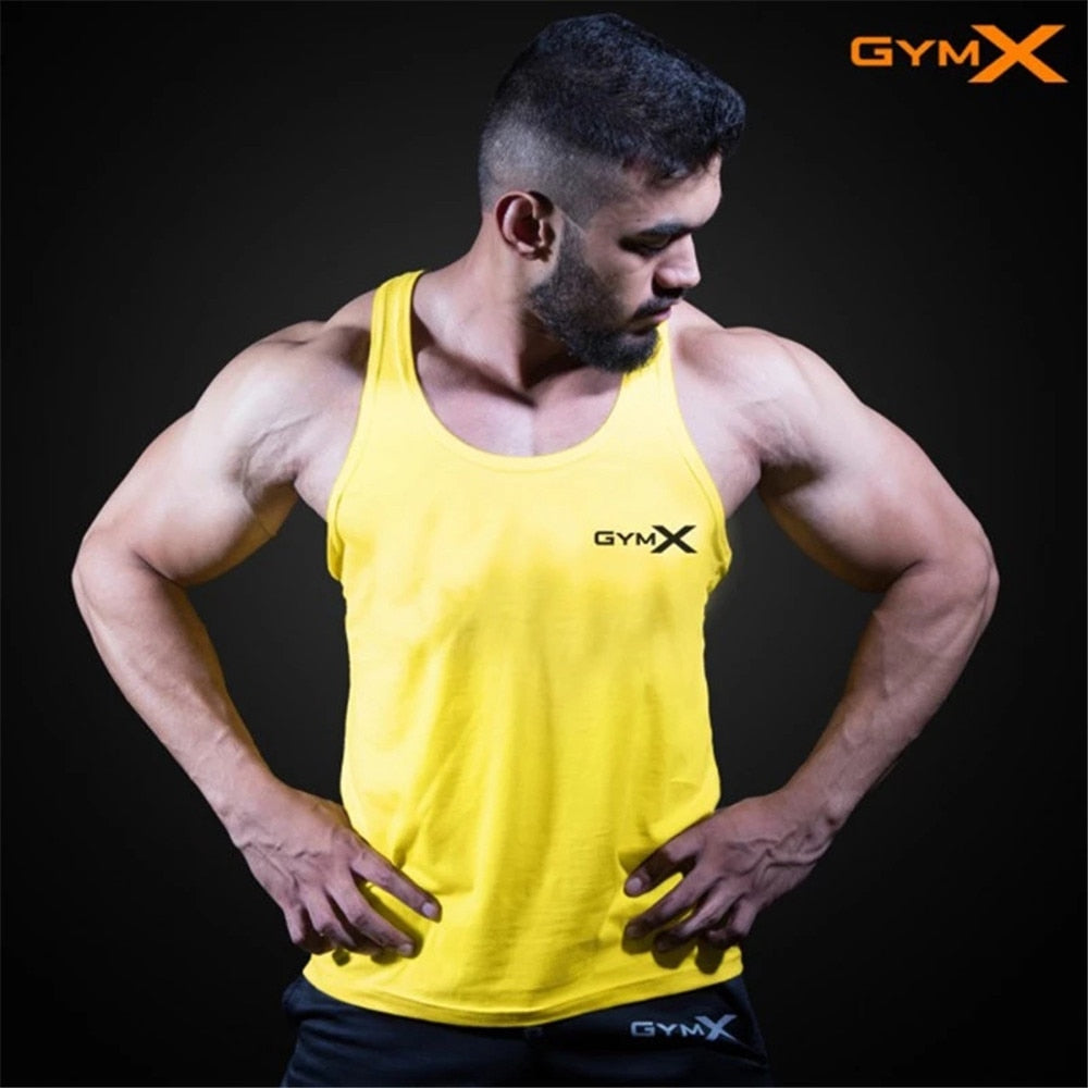 BlackPluss - Bodybuilding Tight Cotton Tank Tops Summer Jogger Workout Sleeveless shirt.