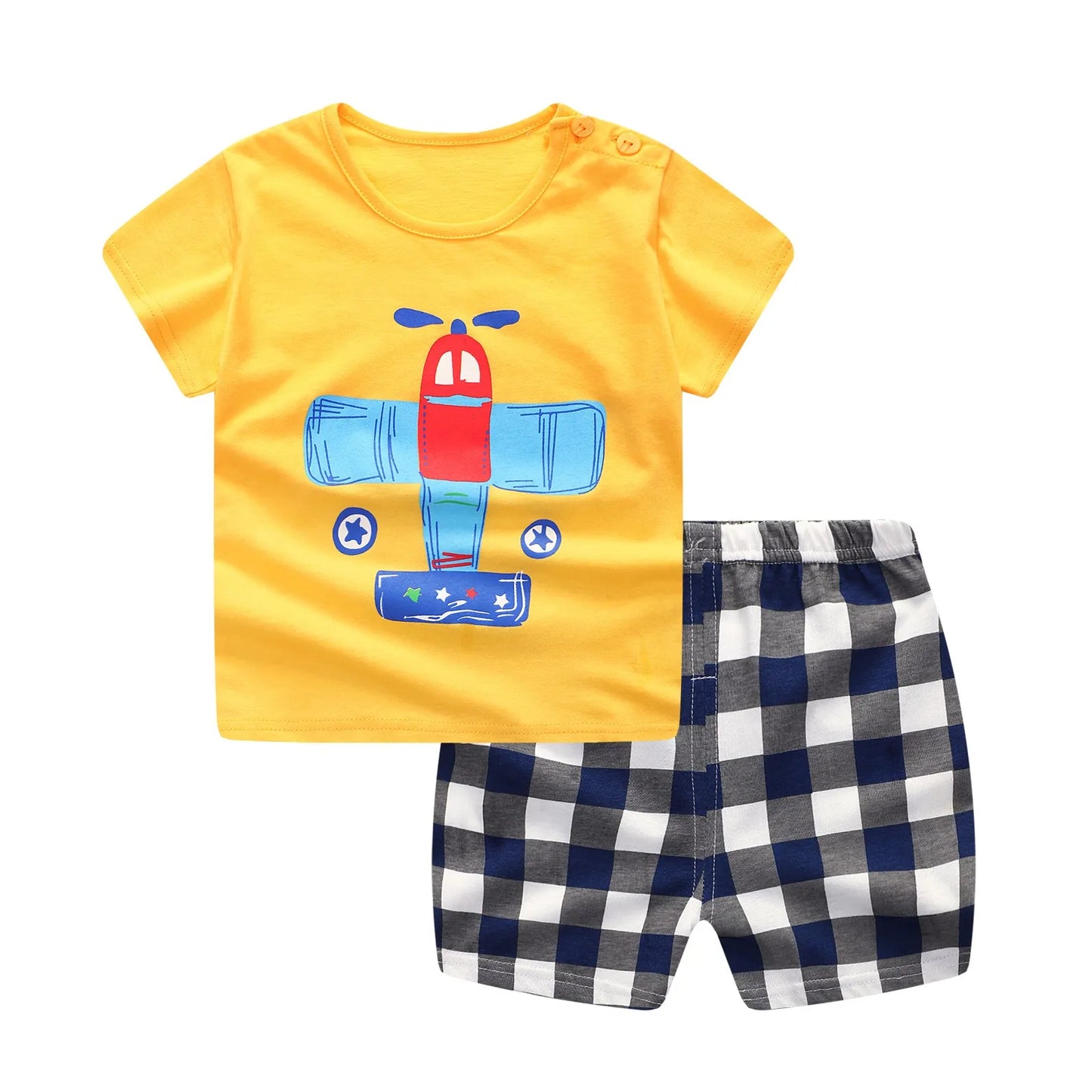 BlackPluss - Deisgner Baby Boy Clothes Sport Clothing Tracksuit Active Striped Tshirt +shorts Baseball Football Clothes Toddler Clothing Sets