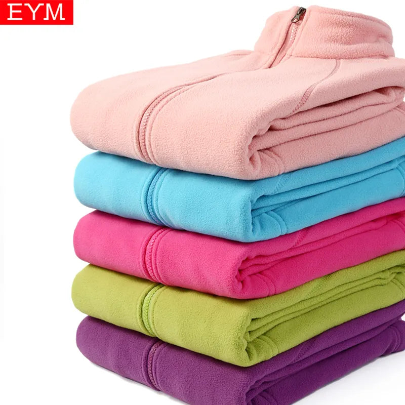 Blackpluss - Women's Zipper Cardigan Sweatershirt Warm Coral Jacket Ladies Outdoor