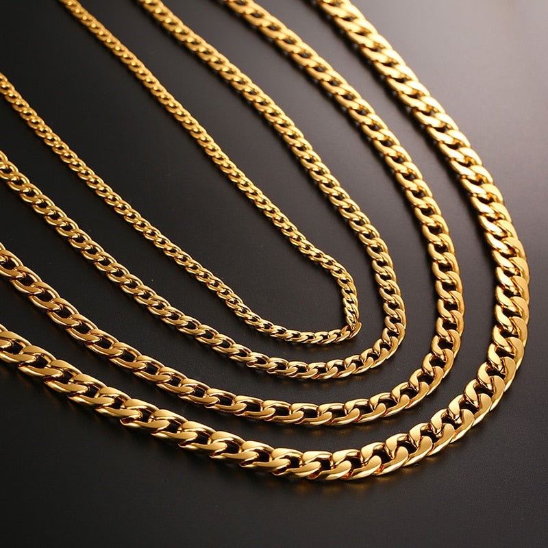 BlackPluss - Necklace Stainless Steel Black Gold Color