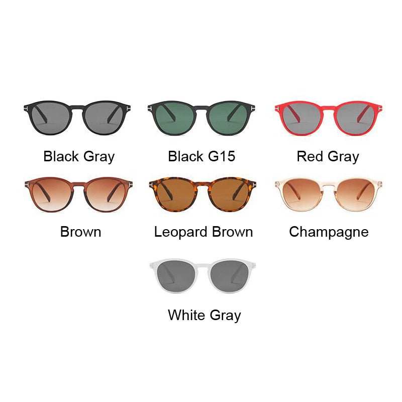 BlackPluss - Vintage Tom Round Sunglasses Man Retro Style
