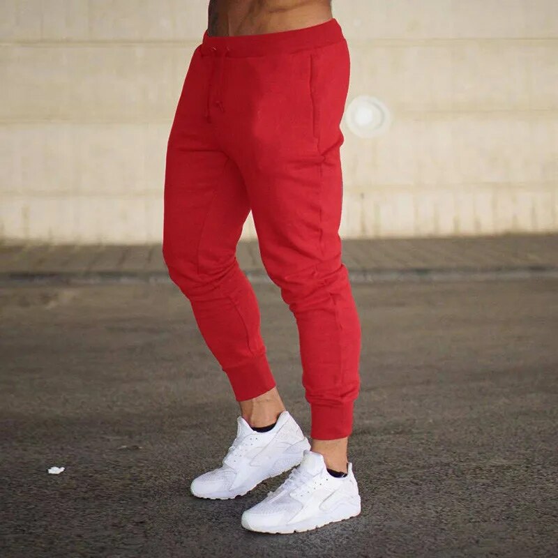 BlackPluss - Men Casual Pants Elastic Waist Small Feet