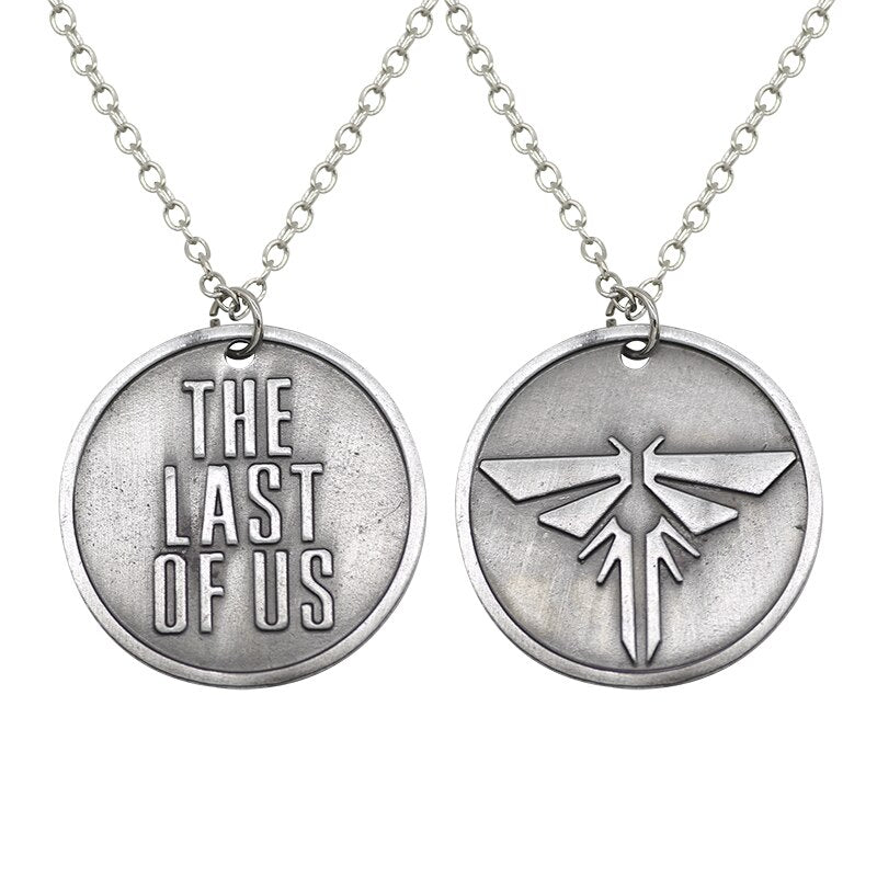 BlackPluss - The Last Of Us 2 Necklace Firefly Logo Letters Dogtag Joel Ellie