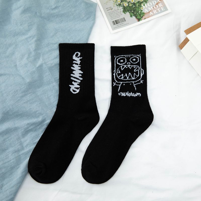 BlackPluss - Cartoon Pattern Hip Hop Style Street Fashion Creative