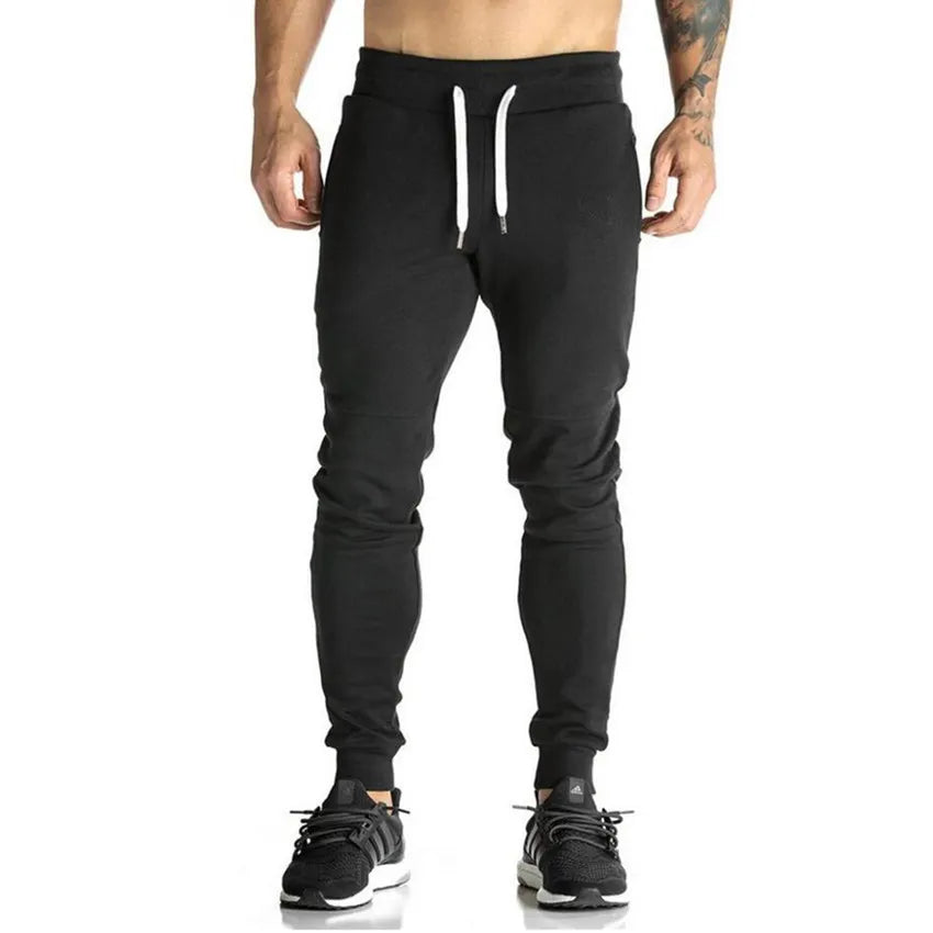 BlackPluss - Men Casual Pants Elastic Waist Small Feet