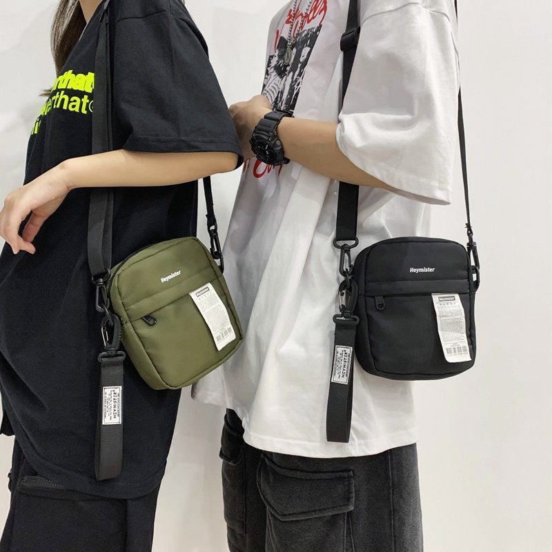 BlackPluss - Mini Handbag Men Bag Casual Travel Pouch Nylon Waterproof.