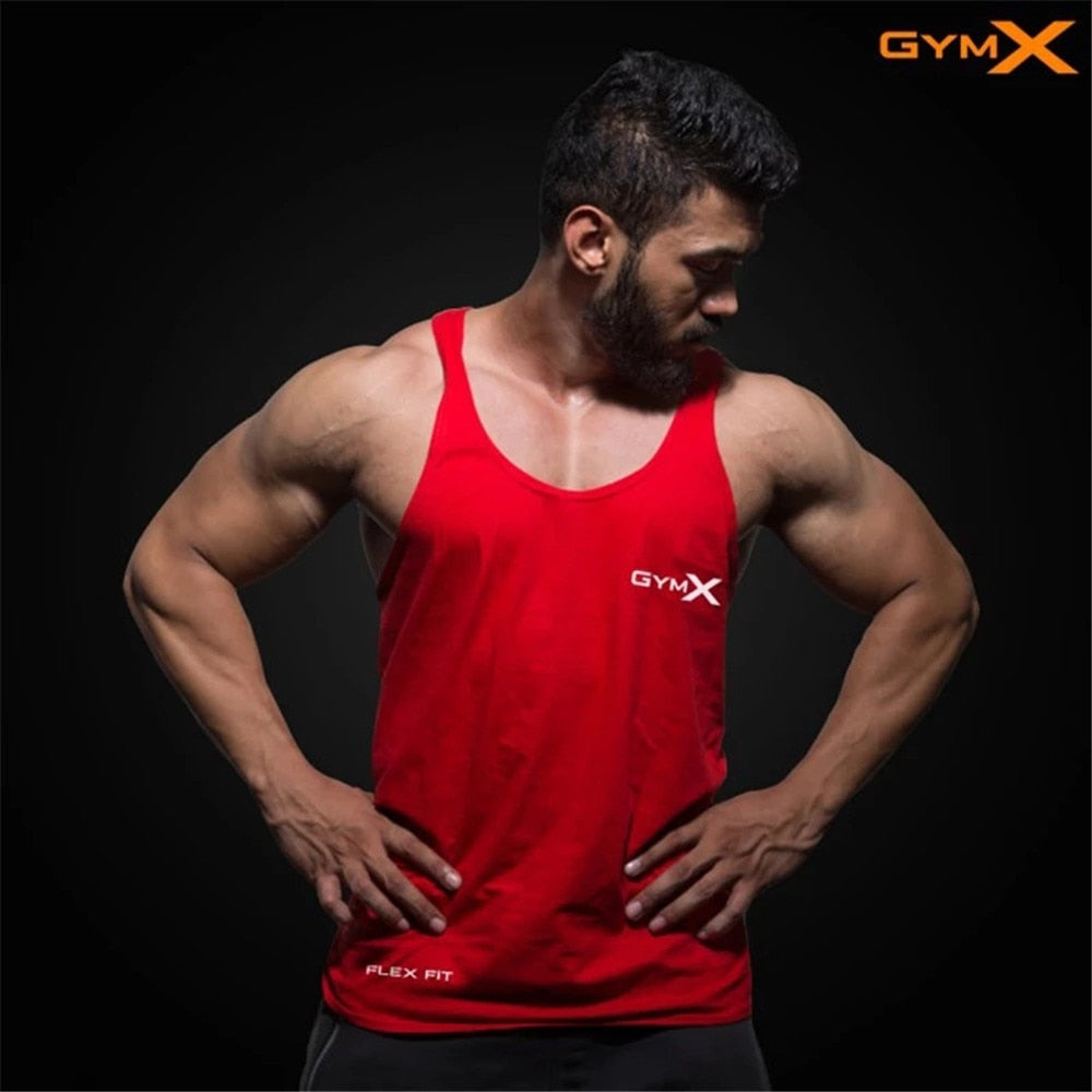BlackPluss - Bodybuilding Tight Cotton Tank Tops Summer Jogger Workout Sleeveless shirt.