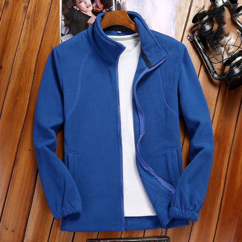 Blackpluss - Women's Zipper Cardigan Sweatershirt Warm Coral Jacket Ladies Outdoor