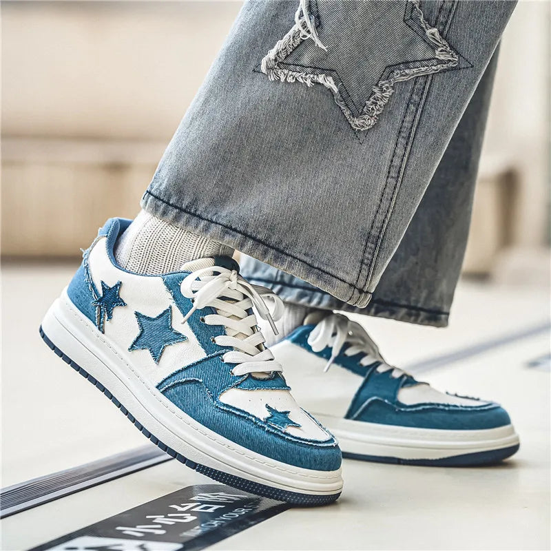 BlackPluss - Men Sneakers Vulcanized Shoes Versatile Star Design