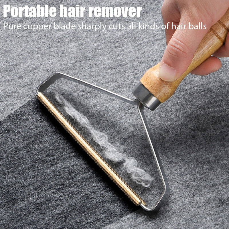 BlackPluss - Pet Hair Remover Portable Manual Scraper Lint Cleaner Sticky Brush.