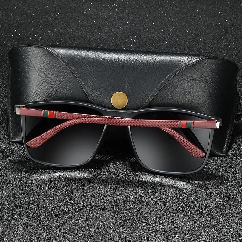 BlackPluss - Luxury Square Vintage Polarized Sunglasses