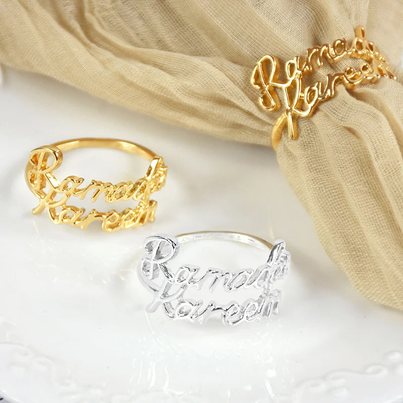 BlackPluss - 2/6Pcs Ramadan Kareem Napkin Rings