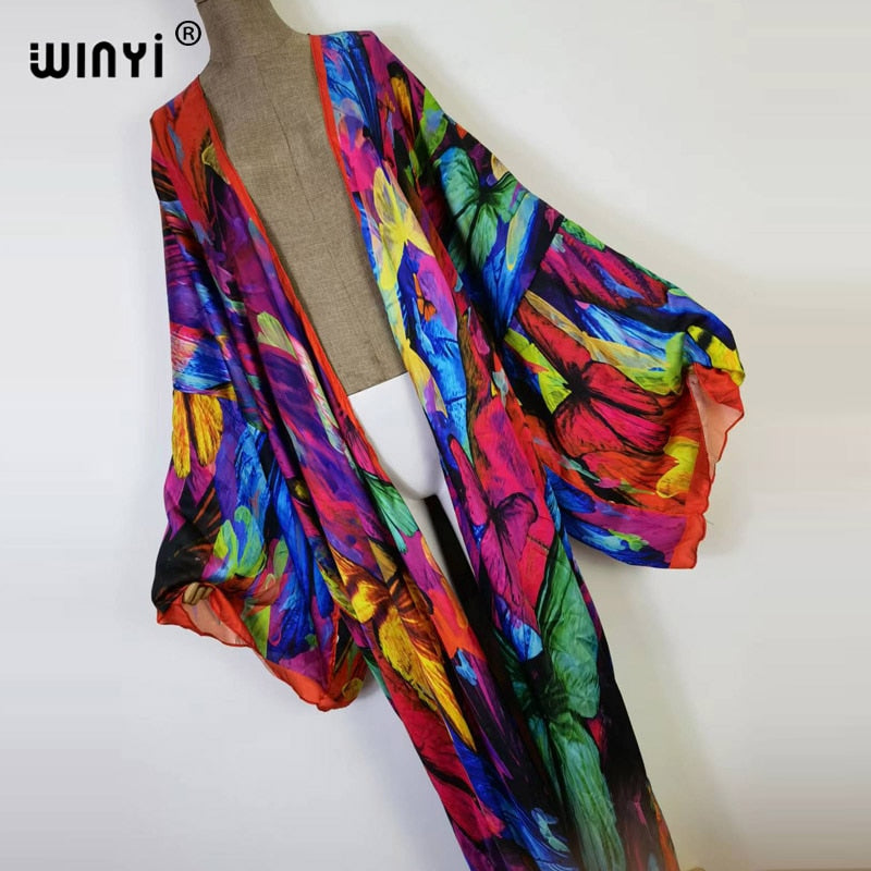 BlackPluss - Summer Butterfly printing Beach Wear Swim Suit elegant