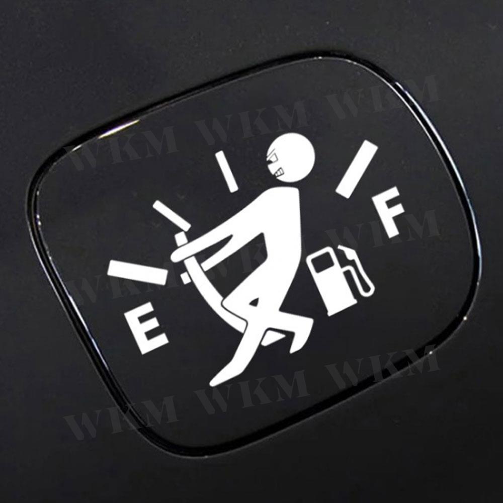BlackPluss - Funny Auto Stickers Pull Fuel Pointer Reflective Decal Car Styling.