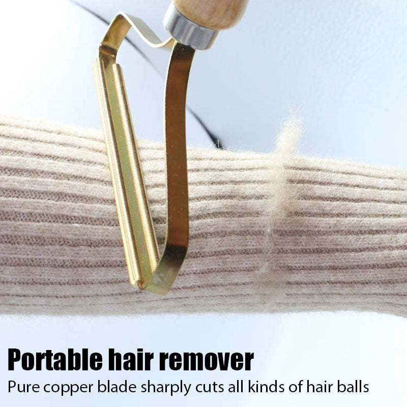 BlackPluss - Pet Hair Remover Portable Manual Scraper Lint Cleaner Sticky Brush.