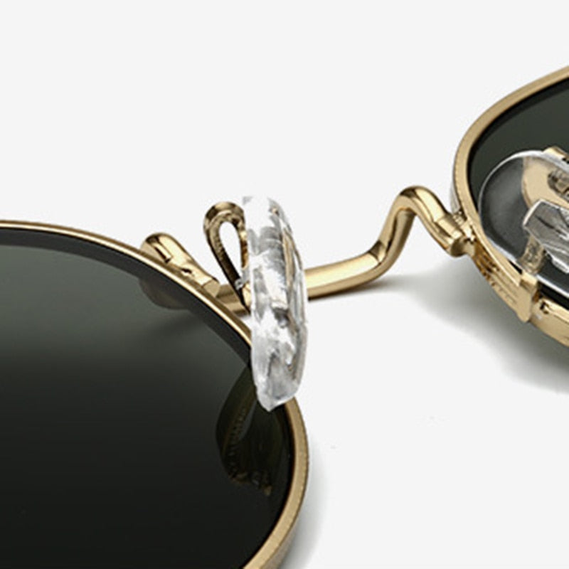 BlackPluss - Small Retro Sunglasses Men Round Vintage Glasses
