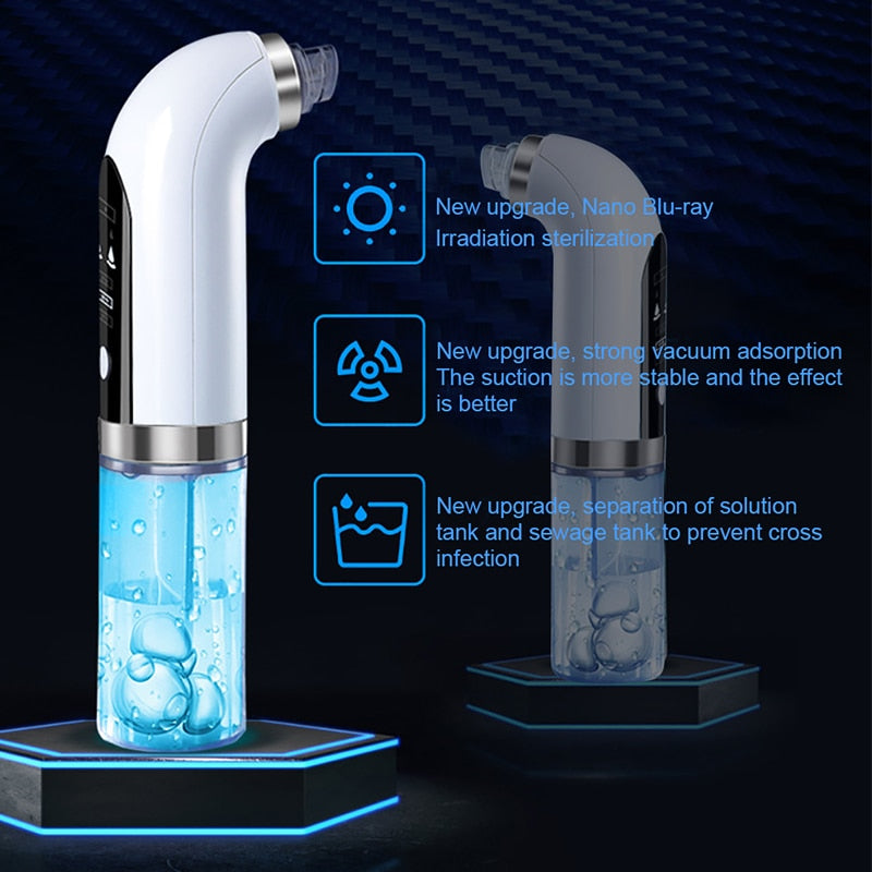 BlackPluss - Blackhead Remover Pore Vacuum Face Cleaner Electric Pimple.
