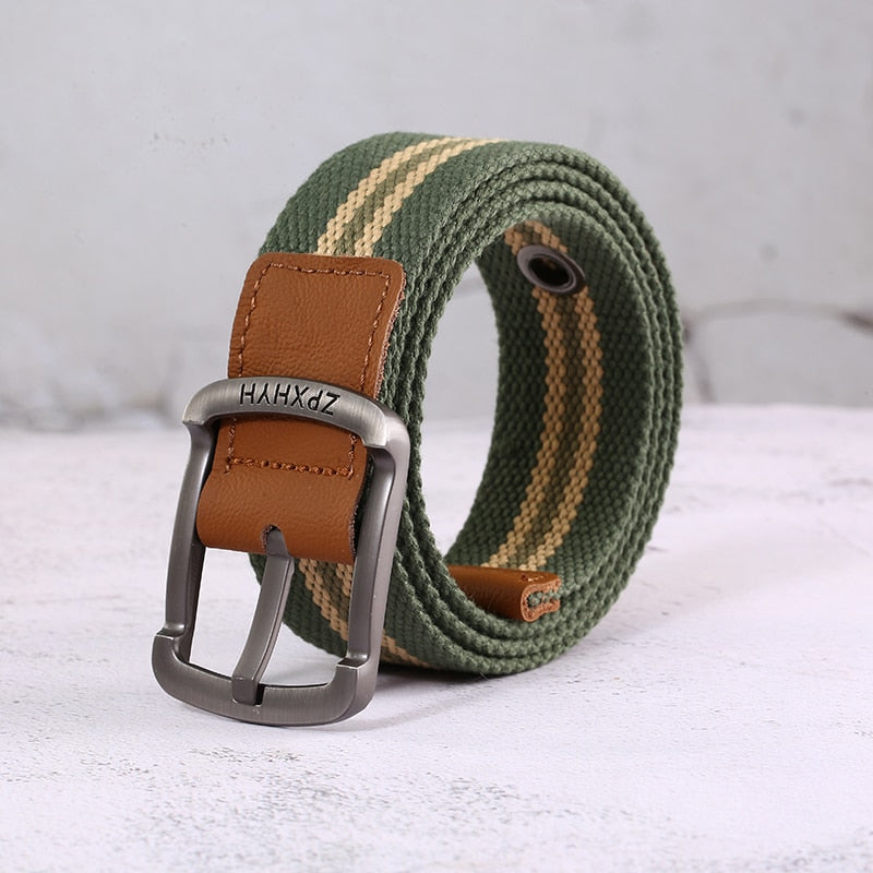 BlackPluss - Men's Canvas Belt Outdoor Tactical Belt High-Quality Canvas.