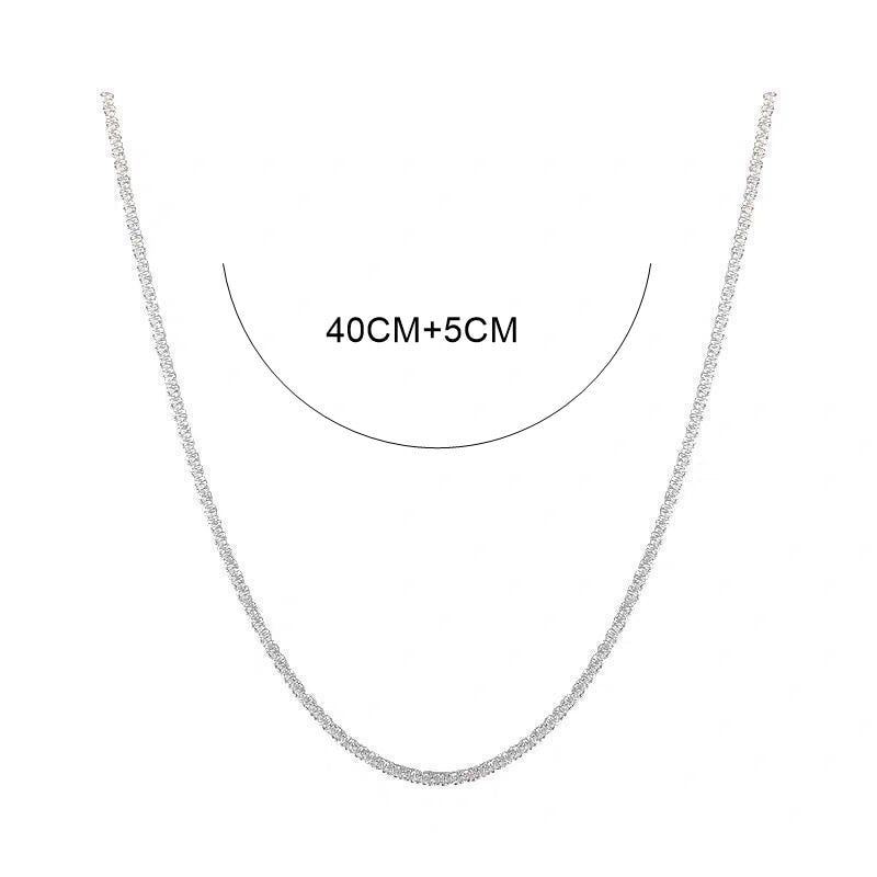 BlackPluss -Sparkling Clavicle Chain Choker Necklace Collar