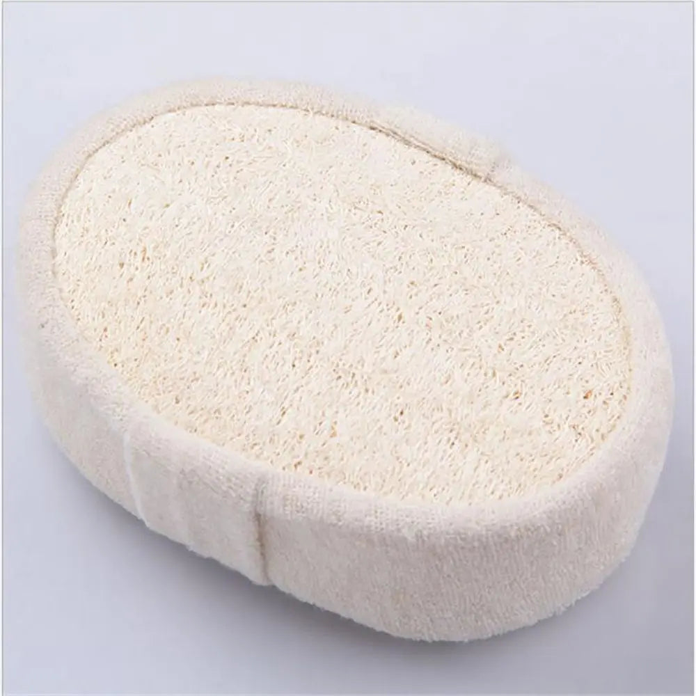 BlackPluss - Natural Loofah Bath Exfoliating Scrub Sponge Body Scrubber Exfoliator Soft Shower Brushes Back Cleaner Massager Bathing Tools