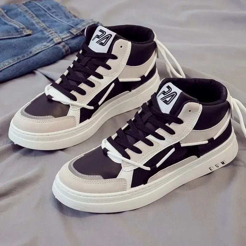 BlackPluss| Men Outdoor Casual Sports Shoes for Male High Top Comfortable Classic