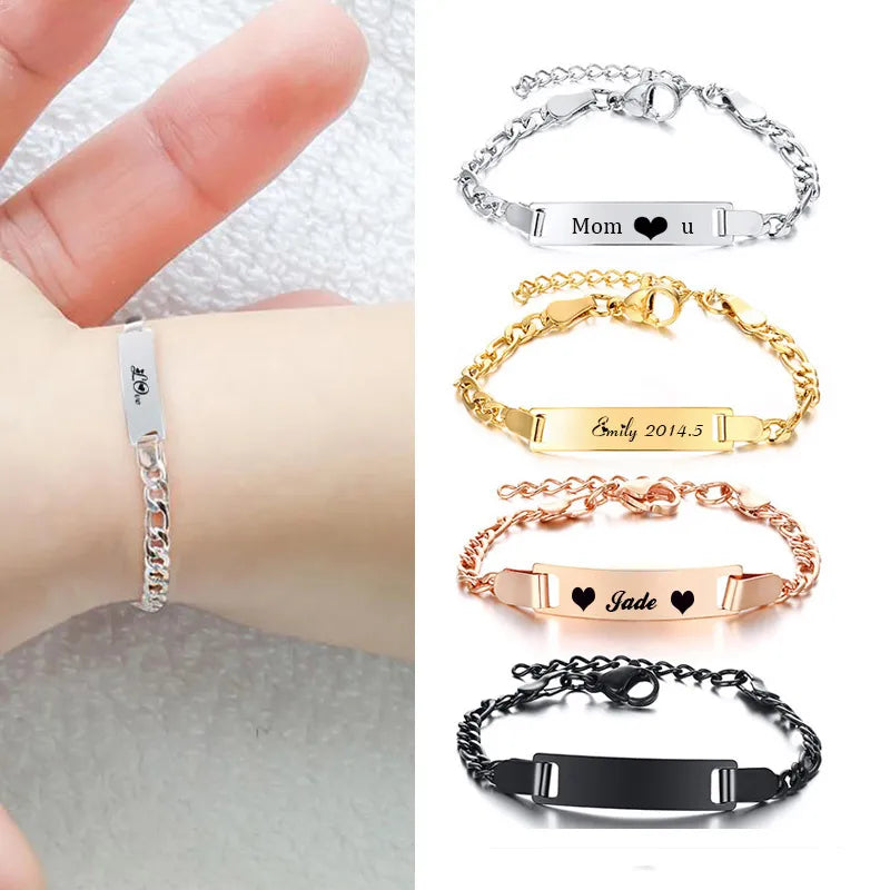 BlackPluss - Personalize Baby Name Bracelet VIP Link