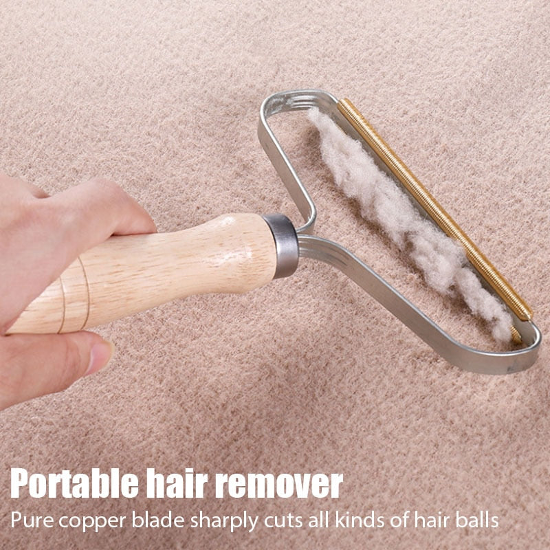 BlackPluss - Pet Hair Remover Portable Manual Scraper Lint Cleaner Sticky Brush.