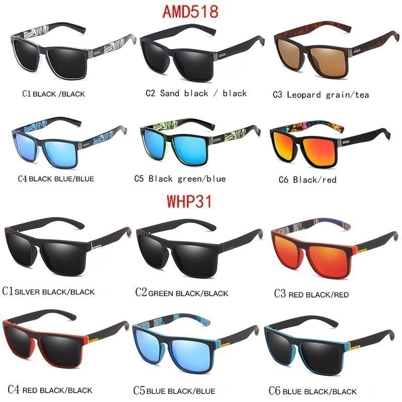 BlackPluss - Polaroid Sunglasses Unisex Square Vintage Sun Glasses.