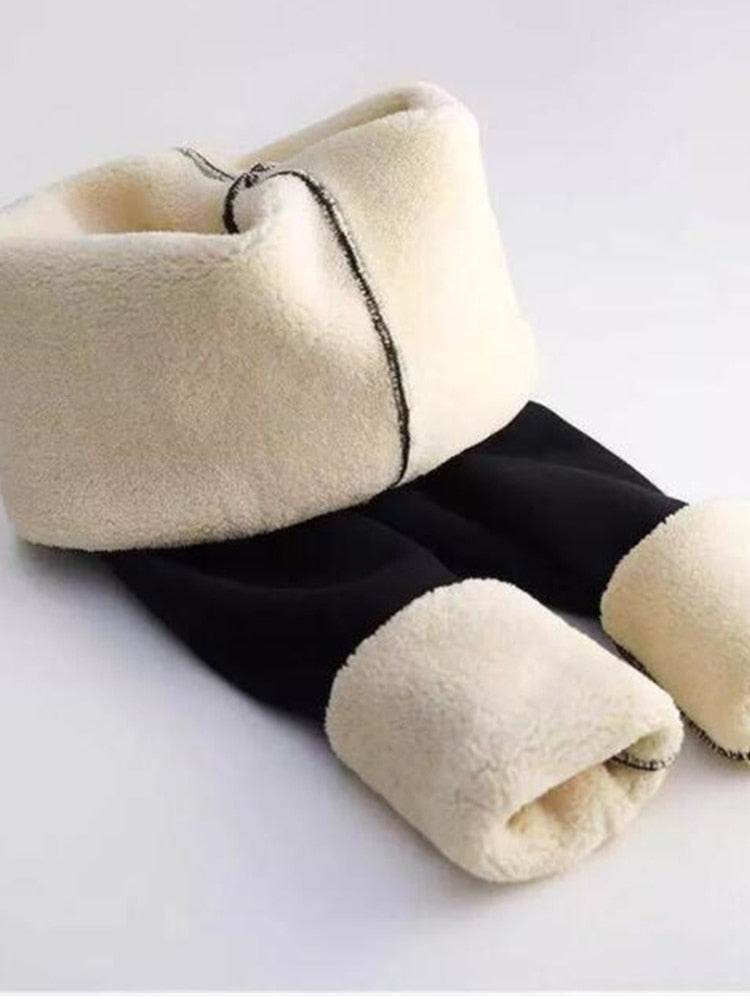 BlackPluss - Women Leggings Velvet Warm Pants Hight Waist Leggings.
