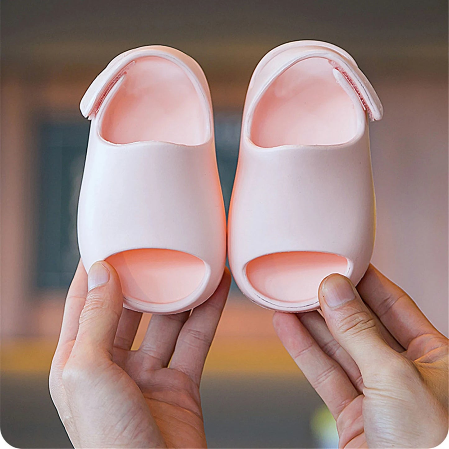 BlackPluss | Kids Slipper Unisex Anti-Slip Solid Color Walking Shoes Indoor Sandals for Summer